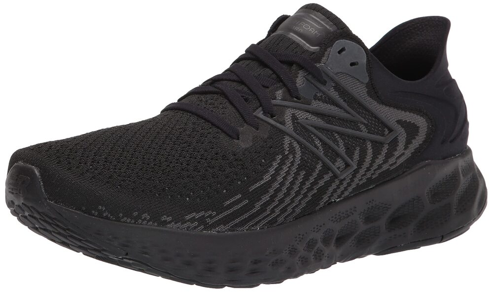 New Balance Women's Fresh Foam 1080 V11 Running Shoe, Black/Thunder, 10 W US
